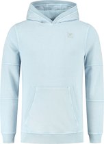 Purewhite -  Heren Regular Fit   Hoodie  - Blauw - Maat S