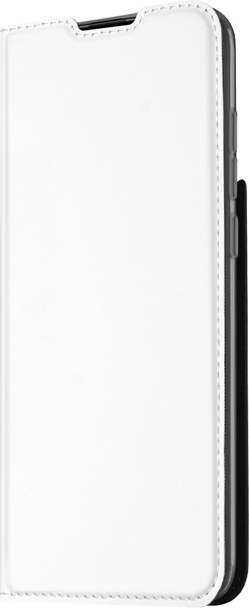 Bookcase Telefoon Hoesje Samsung Galaxy S22 Plus Wit met Pashouder