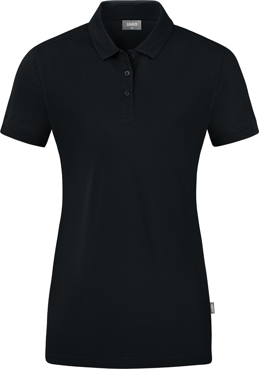 Jako Doubletex Polo Dames - Zwart | Maat: 40