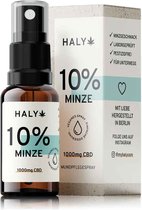 CBD Olie Spray - 10% - Munt Smaak - 100 Sprays - 1000mg CBD - 10mg CBD per Spray - 10ml - THC <0,0% - Op basis van MCT-olie (kokosolie) - Biologisch, Vegan, Geen Kunstmatige Additi