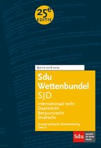 Educatieve wettenverzameling  -  Sdu Wettenbundel (set 2 ex) Sociaal Juridische Dienstverlening deel A 2018-2019