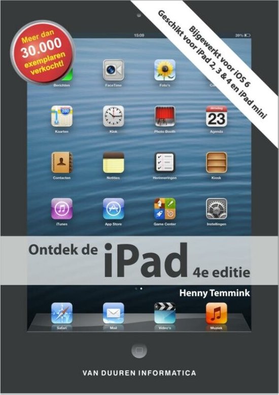 Cover van het boek 'Ontdek de iPad, 4e Editie' van Henny Temmink