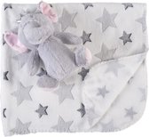 Cangaroo Little Elephant 90 x 75 cm Wiegdeken en Knuffel