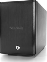 Oyen Digital RAID Harde Schijf 70TB Mobius 5C Professionele 5 Slots Dual USB-C 2x 10GBPS Externe RAID Hard Disk - 3N5-C-70TB