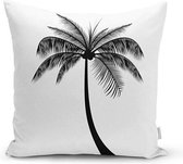 Zethome  - Boom Patroon Kussenhoes - 43 x 43 cm - Soft Touch – Kussensloop - Pillow Cover - Aan Beide Zijden Bedrukt - Vierkant - Rits