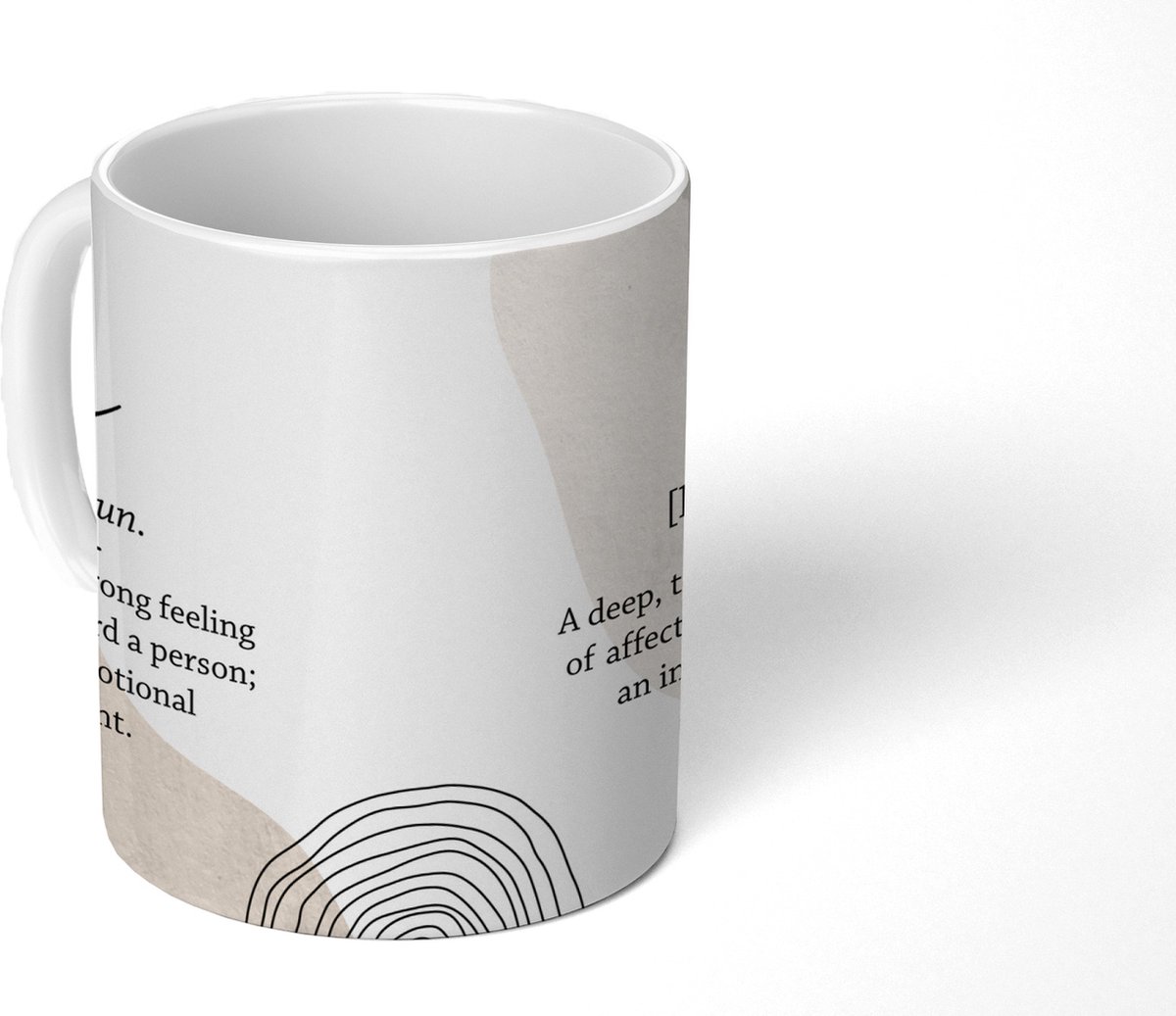 Mok - Koffiemok - Woordenboek - Liefde - Quotes - Mokken - 350 ML - Beker - Koffiemokken - Theemok