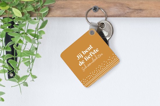 Sleutelhanger - Uitdeelcadeautjes - Familie - Dochter - Spreuken - Plastic