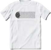 Blockchain - Crypto T-Shirt Kleding Cadeau | Dames / Heren / Unisex | Bitcoin / Ethereum shirt | Grappig Verjaardag kado | BTC Tshirt Met Print | - Wit - XXL