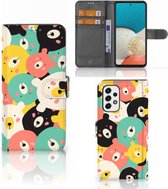 Wallet Bookcase Geschikt voor Samsung Galaxy A53 Telefoonhoesje Bears