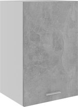 Decoways - Hangkast 39,5x31x60 cm spaanplaat betongrijs