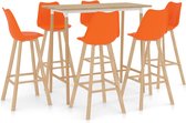 Decoways - 7-delige Barset oranje