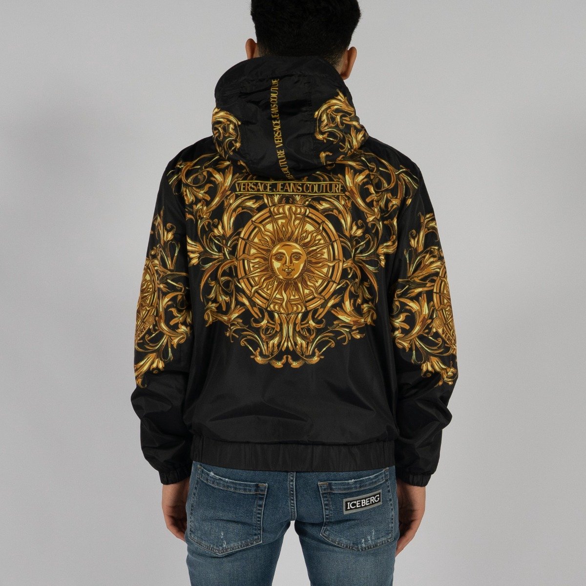 Versace Jeans Couture Jacket Baroque Print Black - XS | bol.com