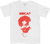 NoCap - Face Mash Heren T-shirt - M - Wit