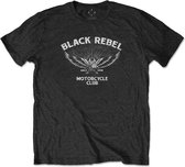 Tshirt Homme Black Rebel Motorcycle Club -2XL- Eagle Zwart