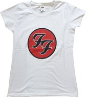 Foo Fighters Dames Tshirt -XS- FF Logo Wit