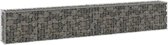 Decoways - Schanskorfmuur met deksels 300x30x50 cm gegalvaniseerd staal