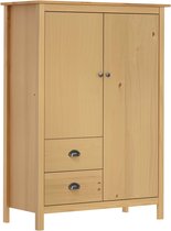 Decoways - Kledingkast met 2 deuren Hill Range 99x45x137 cm grenenhout