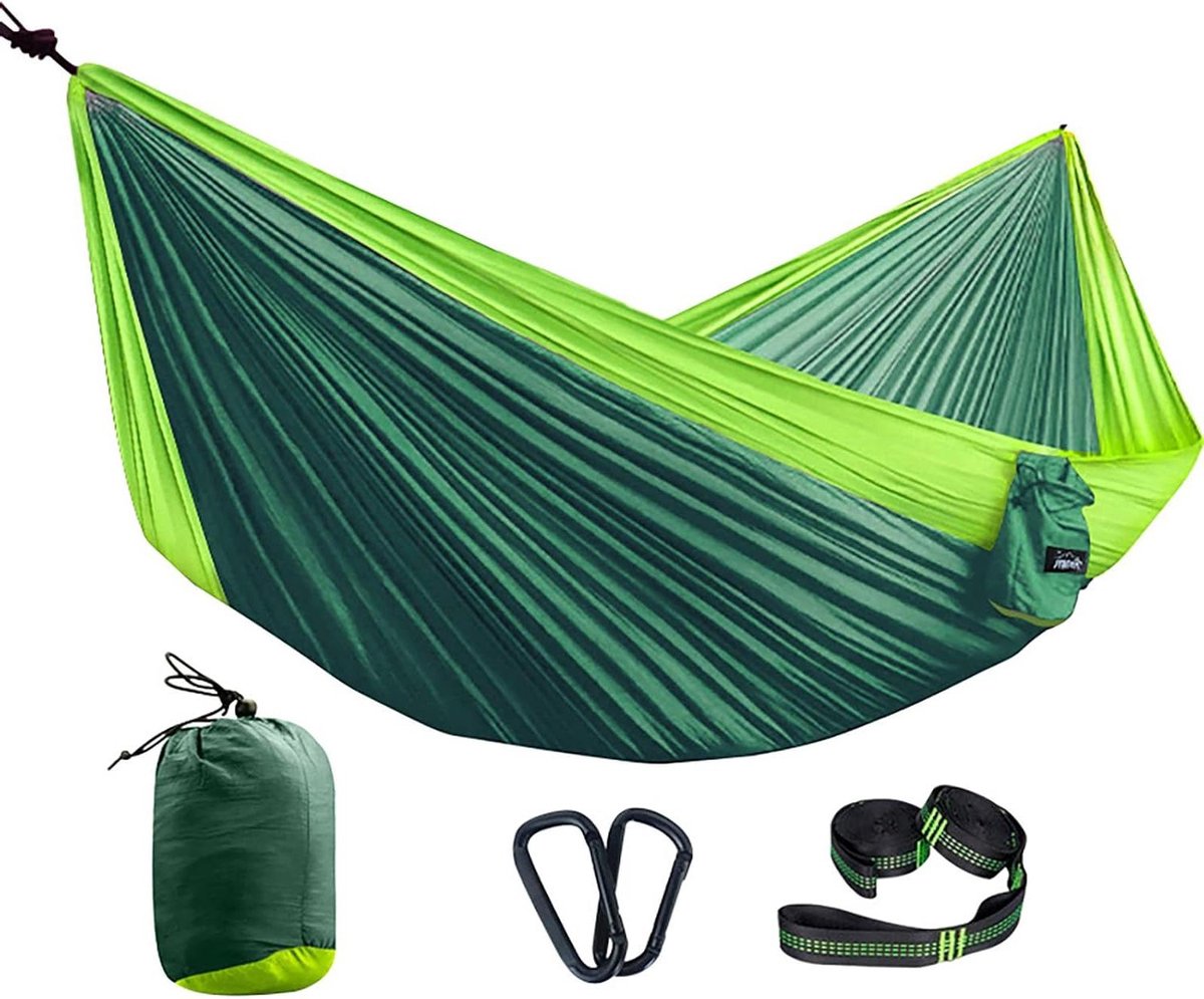 Hangmat - Kampeerhangmat - Buiten Ontspannen - Lichtgewicht Nylon - 200 kg - One Color