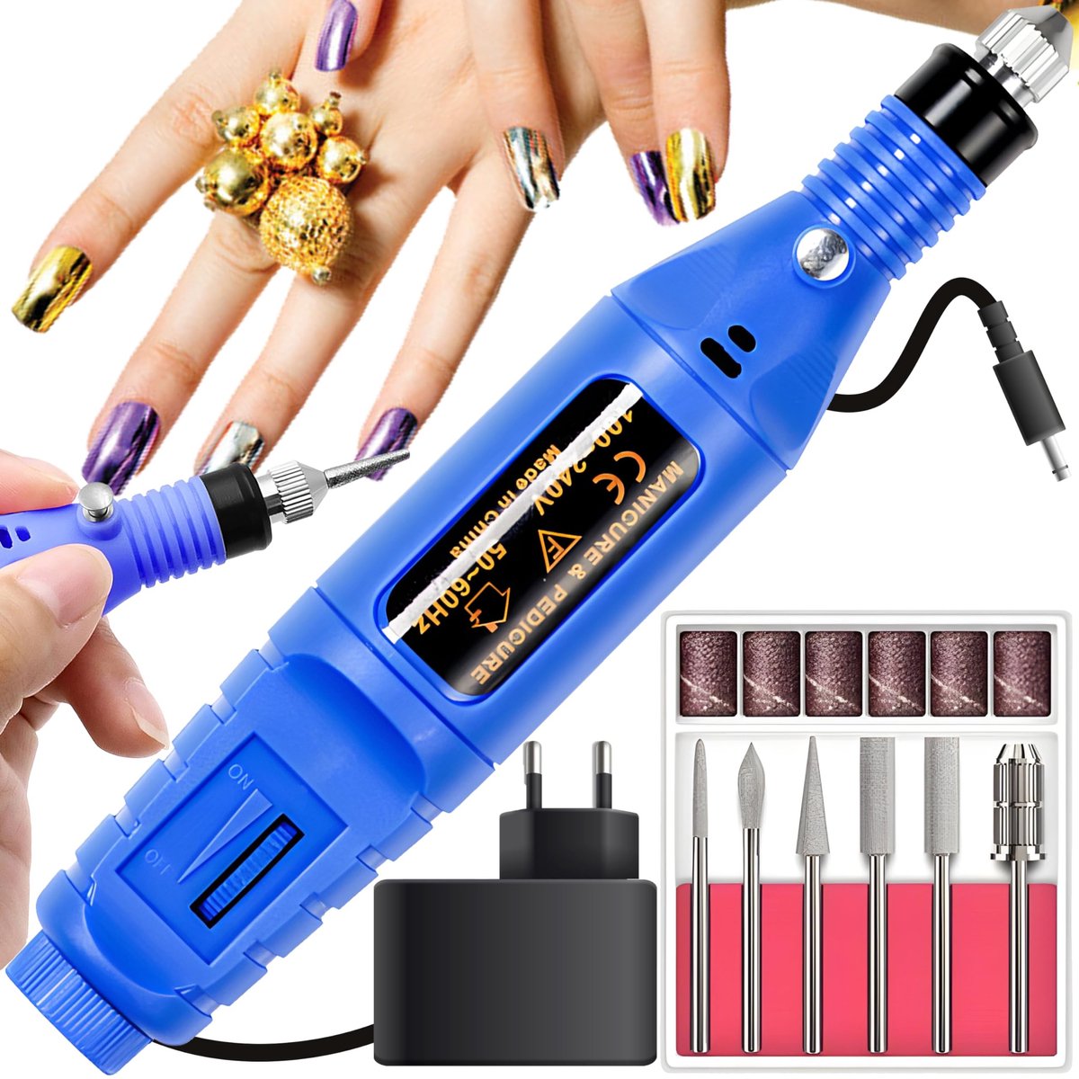 Dailygoods - Elektrische Nagelfrees voor Manicure en Pedicure