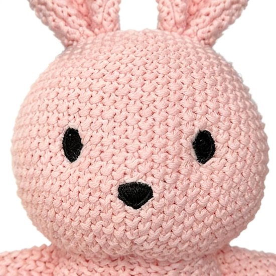 Pluche dier - Gehaakte pop - Decoratie en spel - Geborduurde ogen - 22 cm hoogte - Multicolor — afbeelding 4