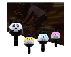 Venuy 2pcs Kids Bicycle Bell Mini Cartoon Panda Bells For Cycling Bicycle Aluminum Handlebar Horn Bicycle Accessories