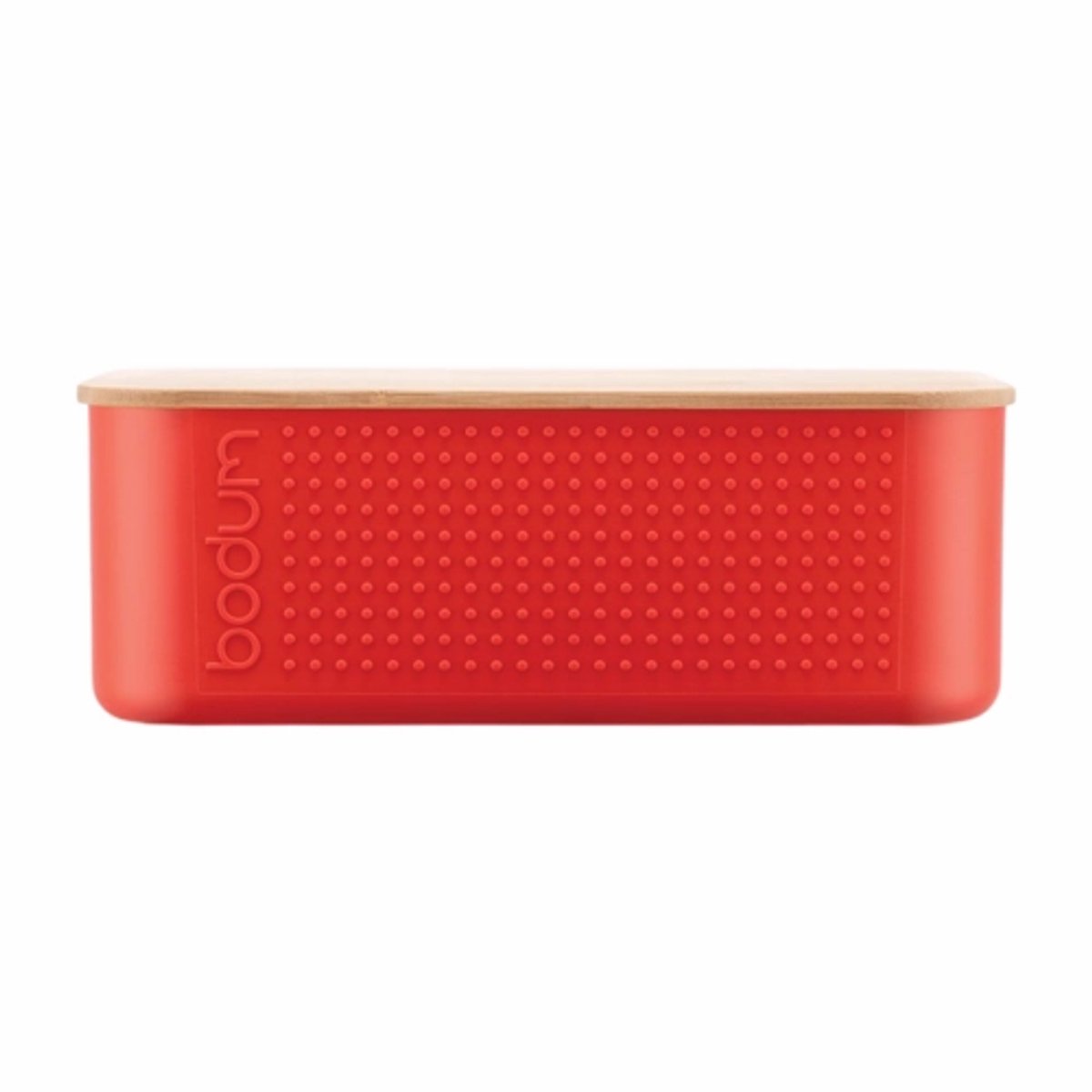 BODUM – 11740-04 – Broodbox – bamboedeksel – petit rood