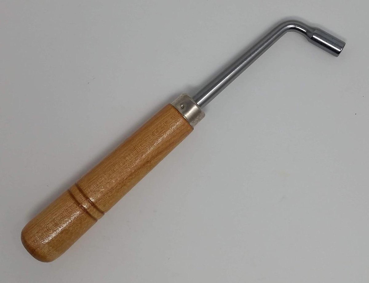Stemapparaat Hamer - Stemkrukje Instrument - Instrument Stemmen - Ster Tip - 20 cm - Bruin