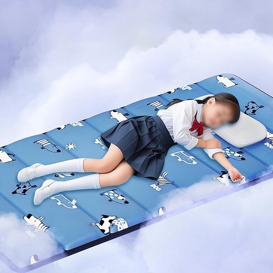 Japanse Vloermatras - Opvouwbaar Slaapmatje - Comfortabel Slapen - Ergonomisch Ontwerp - 190x72cm - Zwart — afbeelding 3