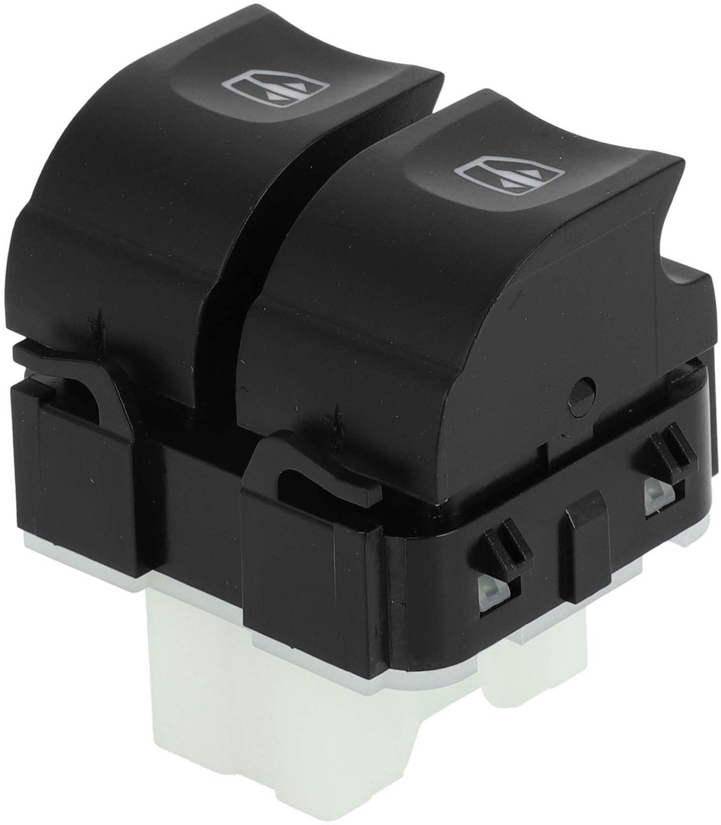 Dailygoods - Raamschakelaar voor Renault Kangoo 2008-2013 Zwart