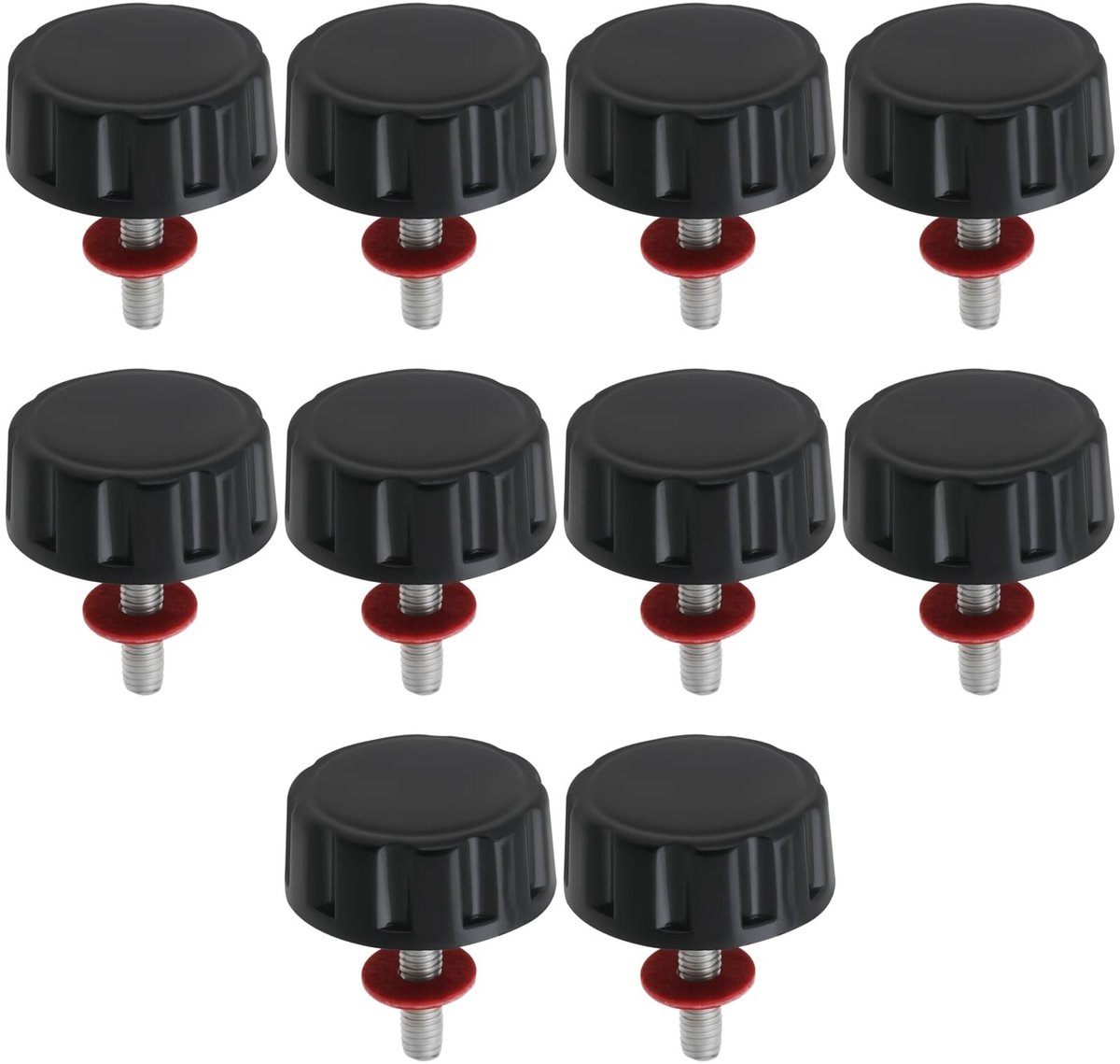 Dailygoods - 10 Stuks Vervangende Schroefdoppen voor Vishandles
