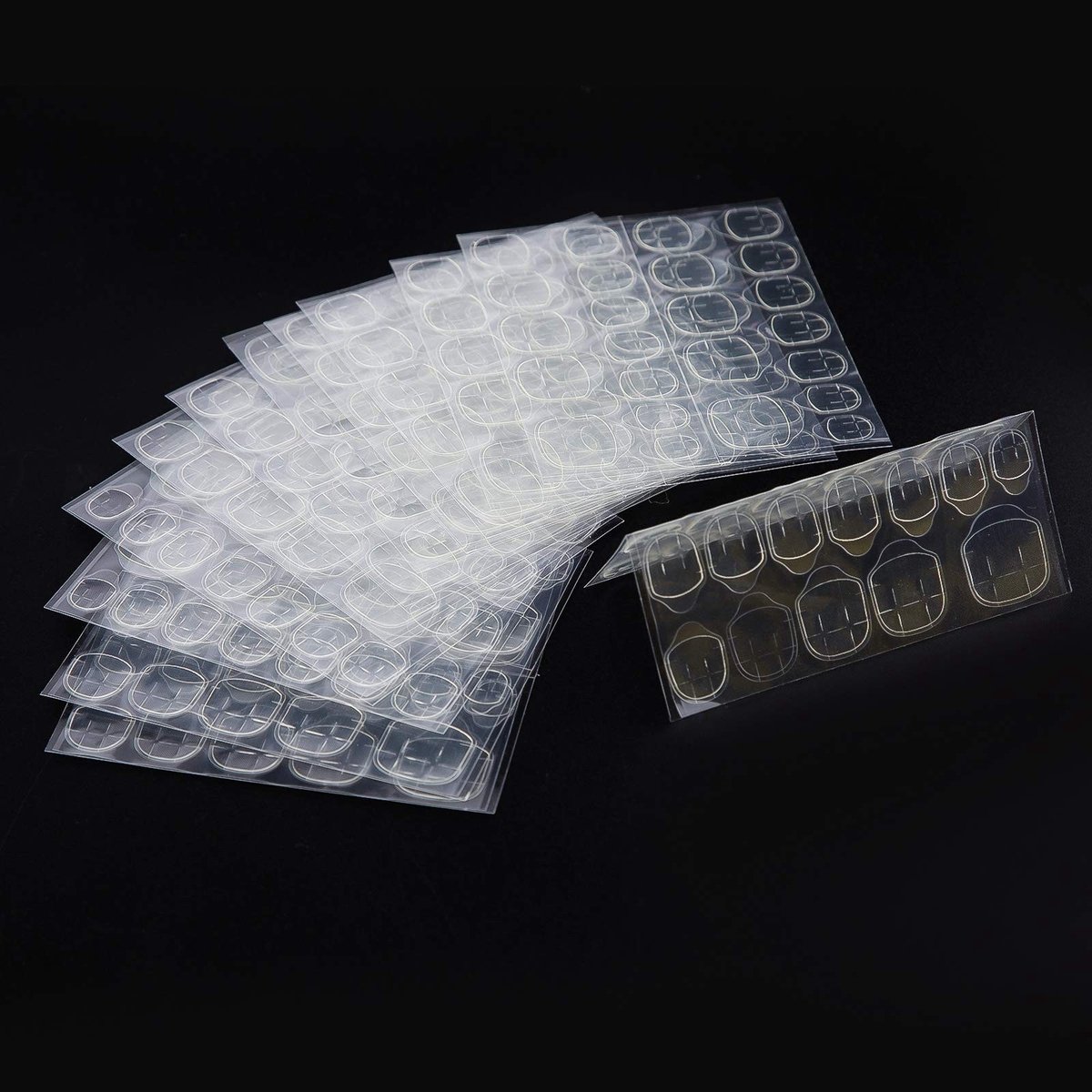Dailygoods - 240 Stuks Dubbelzijdige Nagelkleeflipjes voor Nepnagels