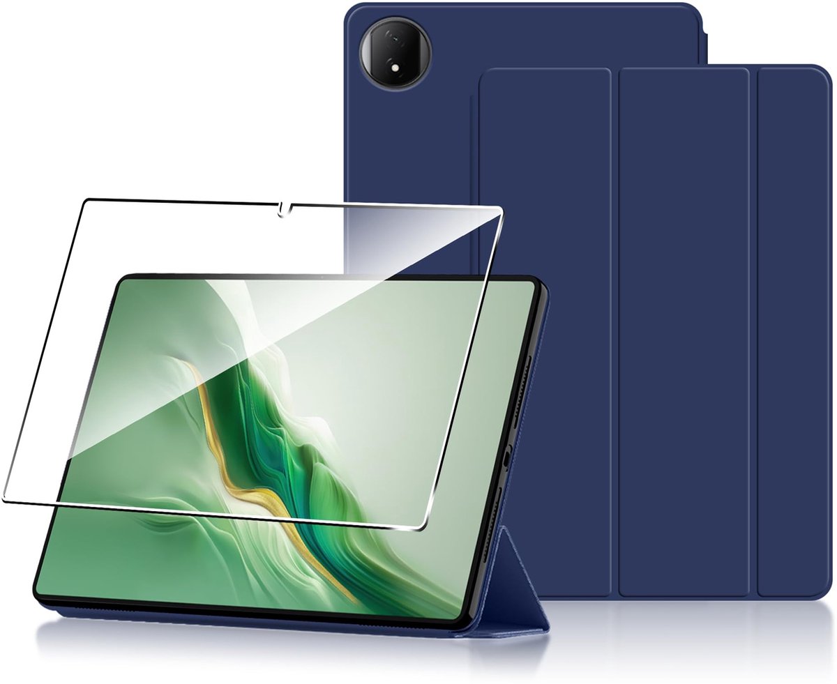 Dailygoods - Beschermhoes voor Honor MagicPad 2 12,3 inch met Gehard Glas