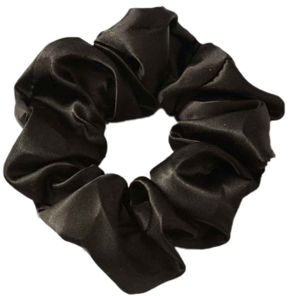 Dailygoods - 20 Stuks Effen Haarelastiekjes voor Dames - Zwart