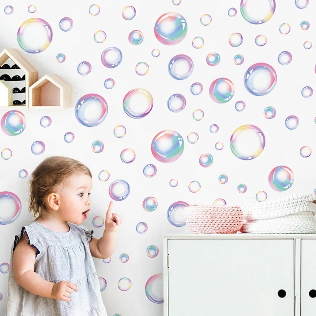 Dailygoods - Boho Muurstickers voor Badkamer en Kinderslaapkamer