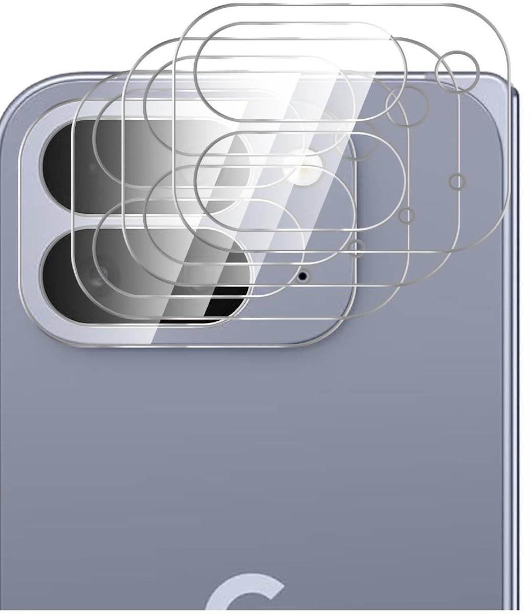 Dailygoods - 3D Camera Lensbeschermer voor Smartphone met Volledige Bescherming