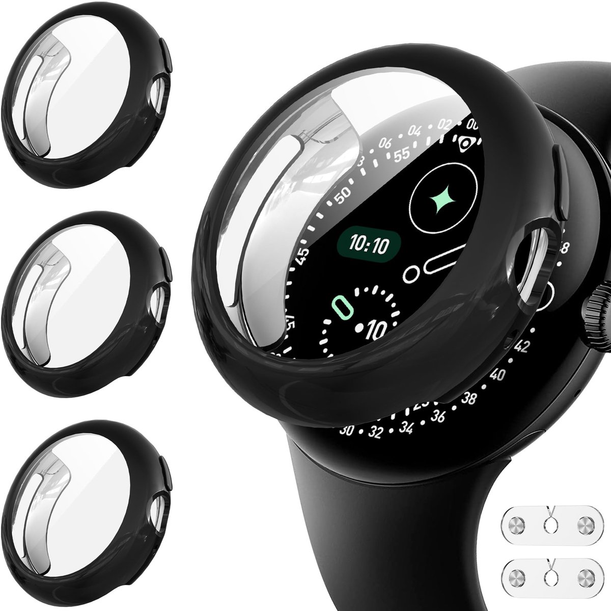 Dailygoods - Beschermhoes voor Google Pixel Watch 4 45mm met Screen Protector