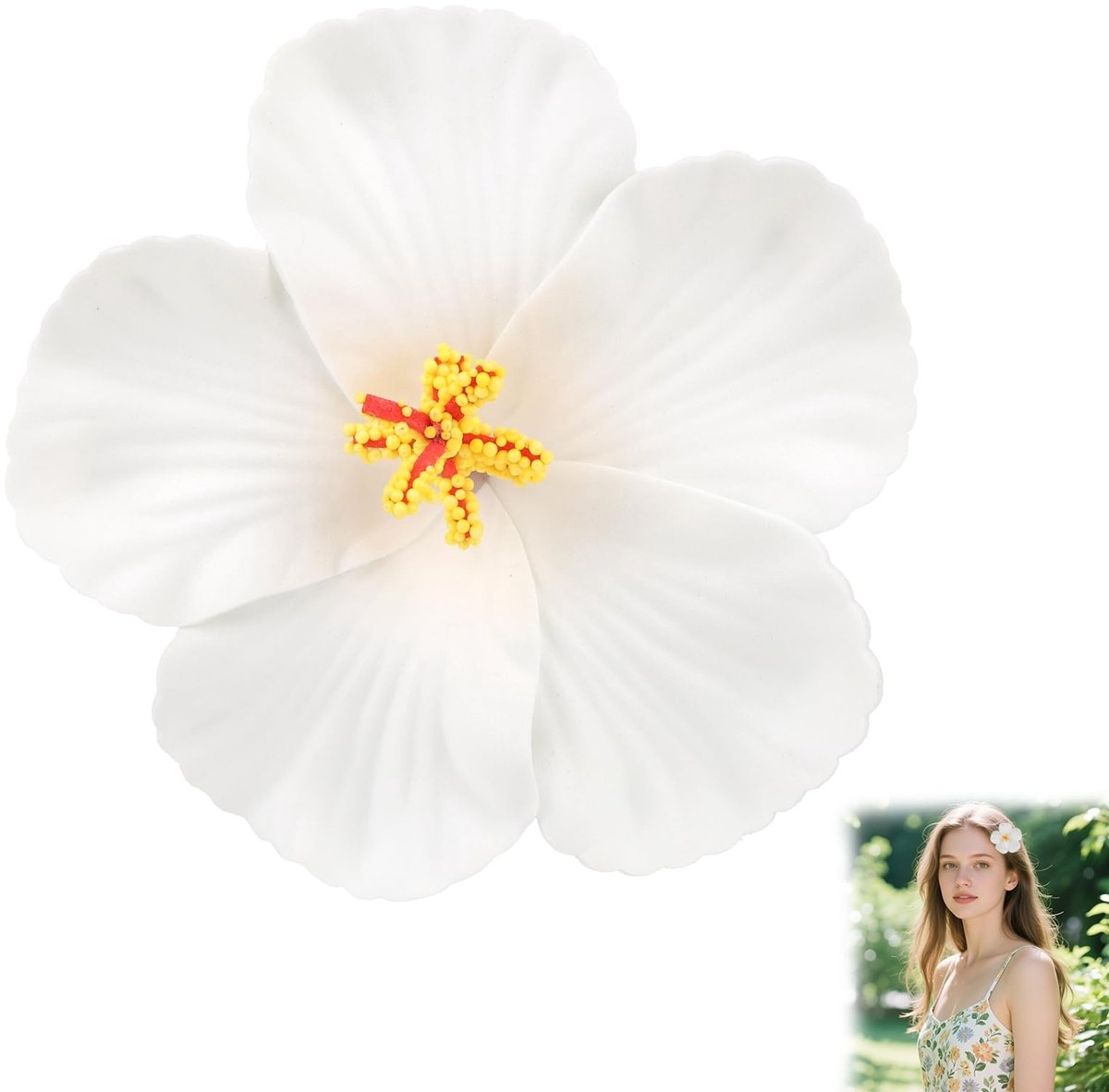 Dailygoods - Set van 2 Hawaiiaanse Bloem Haarclips