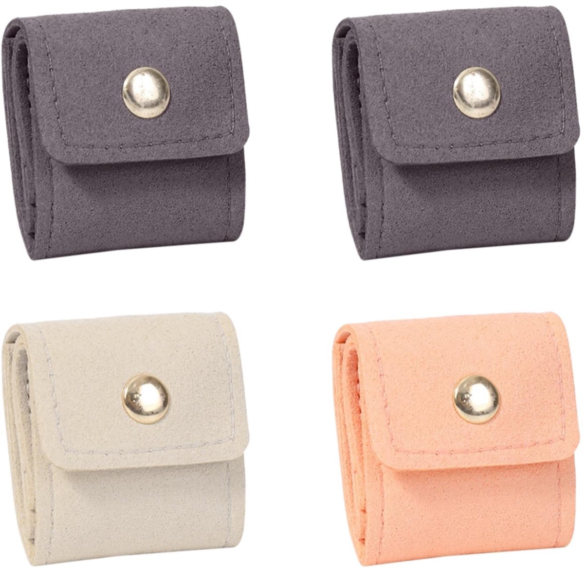 Dailygoods - Set van 4 Multifunctionele Sieraden Opbergtassen