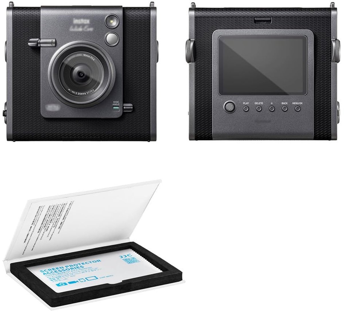 Dailygoods - 2+4 Stuks Schermbeschermer voor Fujifilm Insta. WIDE EVO