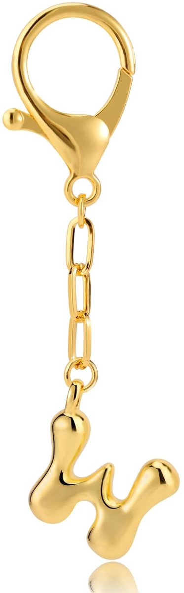 Dailygoods - Gouden Initiële Sleutelhanger voor Dames