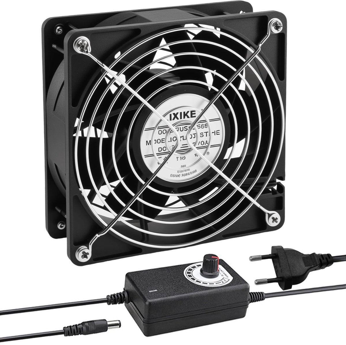 Dailygoods - 120 mm Koelventilator met Snelheidsregelaar