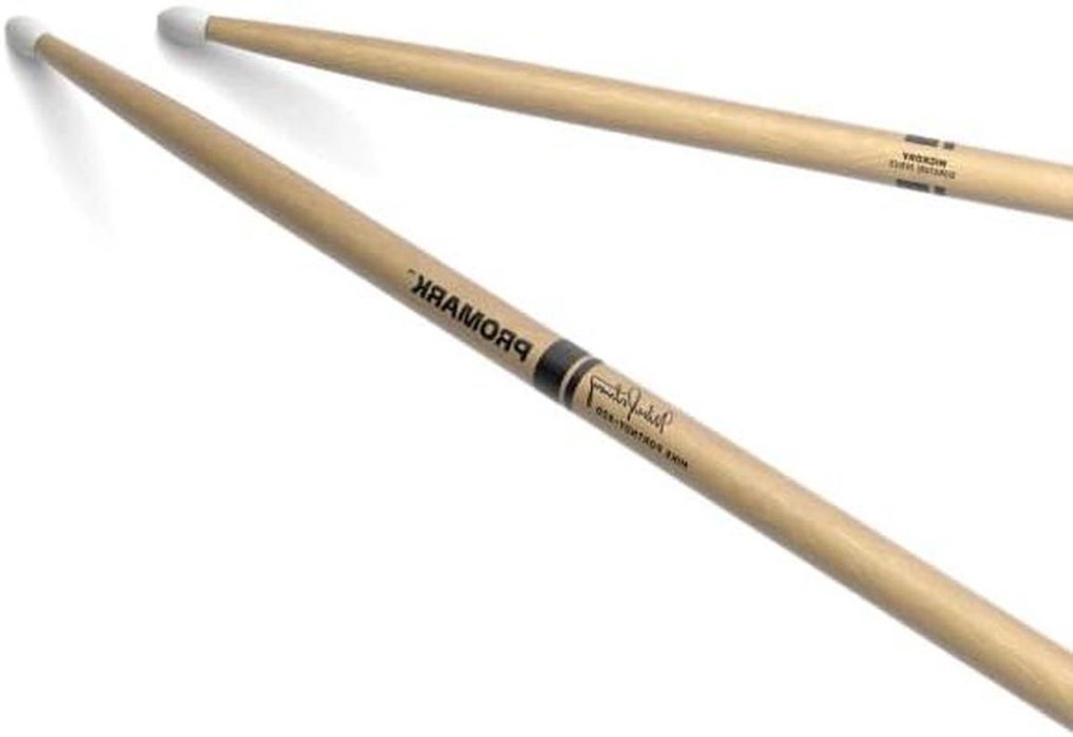 Drumstokken Set - Percussie Stokken - Muziek Maken - Nylon Punt - 409 x 13.5 mm - Natuurlijk