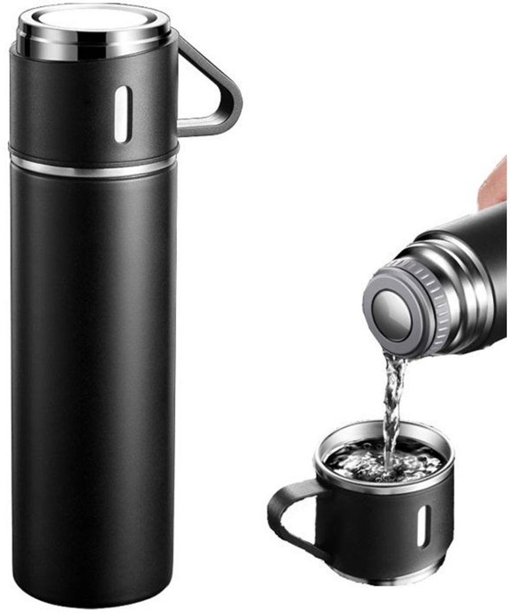 Geïsoleerde reismok - 500 ml - BPA-vrij - Gemakkelijk schoon te maken