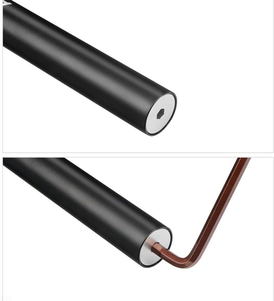 Verstelbare Zadelpen - Fietszadelpen - Comfortabel Fietsen - Hydraulische Hoogteverstelling - 316 x 380 mm - Zwart