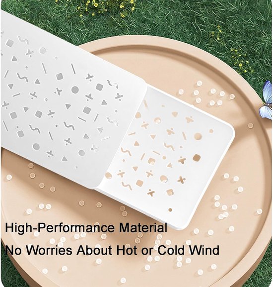 Airco Windscherm - Verstelbare Baffle - Comfort Verhoging - Intrekbaar Ontwerp - 50-88 cm - Wit — afbeelding 5