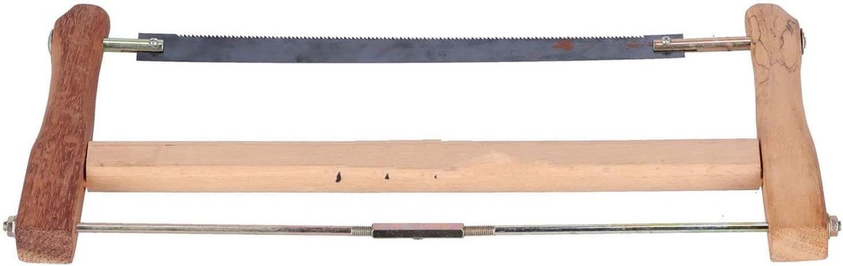 Handboog Zaag - Houtsnijgereedschap - Houtbewerking Projecten - Teakhouten Frame - 490 mm - Niet gespecificeerd