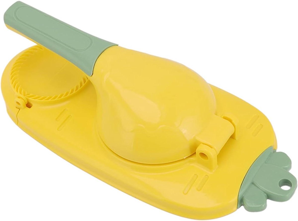 Knoedelvormer - Deegroller - Eten Maken - Twee-in-één Tool - 2 Accessoires - Geel
