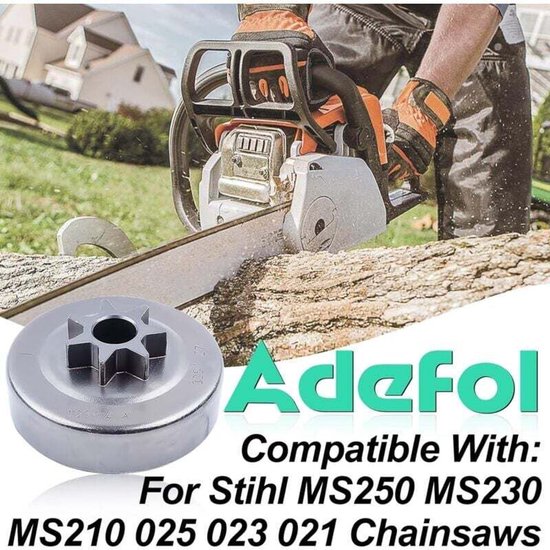 Tandwiel- en koppelingsset 3/8" geschikt voor - STIHL 017 - 018 - MS170 - MS180 - 021 - 023 - 025 - MS210 - MS230 - MS250 van Stihl — afbeelding 4