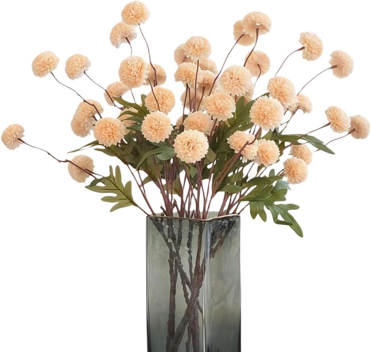 Kunstbloemen set - Nep bloemen - Decoratie huis - Zijdeachtig materiaal - 8 stuks - Champa