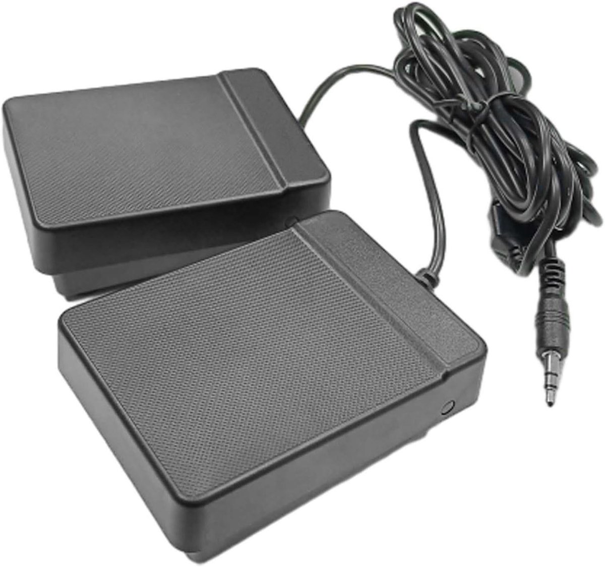 Dubbel Pedaal - Toetsenbord Pedaal - Muziek Maken - Compact Ontwerp - 10x7.5 cm - Zwart